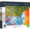 Image de TREFL Puzzle UFT Aerial Mindblow : Labyrinthe de couleurs 500 pièces