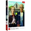 Image de Puzzle TREFL 500 American Gothic : Édition Chien 37526