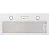 Image de Globalo Delico 60.1 Baldaquin blanc | Hotte aspirante à évacuation avec filtre | Hotte encastrable module de ventilation