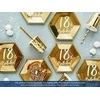 Image de Assiettes En Carton Dorées Pour 18e Anniversaire (6 Pièces)