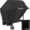 Image de Couverture de gril Bâche de gril résistante aux intempéries étanche 100x60x95 noir 21074