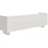 Image de Selsey Fiorra - Buffet TV 3 portes, blanc brillant, 144 cm