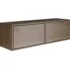 Image de Selsey Framme - Buffet TV suspendu avec deux abattants, finition bois noyer, 100 cm