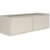 Image de Selsey Framme - Buffet TV suspendu avec deux abattants, gris cachemire, 100 cm