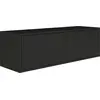 Image de Selsey Framme - Tableau TV suspendu avec deux abattants, noir, 100 cm
