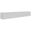Image de Selsey Veldio - Buffet TV suspendu avec façades cannelées, 200 cm, blanc