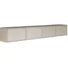 Image de Selsey Framme - Buffet TV suspendu à quatre volets 200 cm, gris cachemire