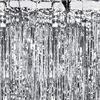 Image de Rideau Décoratif Partydeco, Argent, 90 X 250 Cm 1 Pc.
