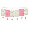 Image de Guirlande De Lanternes Pour 1er Anniversaire, Rose 3,6 M, 1 Pièce.