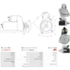 Image de Démarreur As-pl S3076 Hyundai 36100-03602 36100-2b020 36100-2b200 36100-2b202
