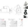 Image de Démarreur As-pl S0451 Toyota 28100-0t010 28100-0t030 28100-0t030-84 28100-0t060
