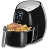 Image de Mfr-06 Friteuse À Air Chaud Sans Huile, 4,5 Litres, 8 Programmes De Cuisson 1500w Noir/gris - Mpm