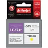 Image de Cartouche d'encre Activejet AB-123YN (remplace Brother LC123Y/121Y ; Supreme ; 10 ml ; jaune)