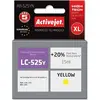 Image de Encre Activejet AB-525YN (Compatible avec Brother LC525Y ; Supreme ; 15 ml ; jaune)