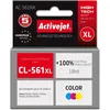 Image de Cartouche d'encre Activejet AC-561NX pour imprimante Brother. Compatible avec Canon CL-561XL ; qualité supérieure ; 18 ml ; couleur