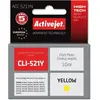 Image de Cartouche d'encre Activejet ACC-521YN (remplace Canon CLI-521Y ; Supreme ; 10 ml ; jaune)