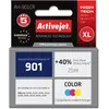 Image de Activejet AH-901CR Ink (replacement for HP 901 CC656AE; Premium; 21 ml; colour)