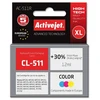 Image de Cartouche d'encre Activejet AC-511R (remplace Canon CL-511 ; Premium ; 12 ml ; couleur)