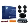 Image de Capteurs De Stationnement Arrière 4x Buzzer Noir 18 Mm