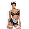 Image de Obsessive - Tenue de soubrette pour jeu de rôle - 5 pièces