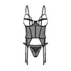 Image de Obsessive - Freedom Euridia Corset et String - Noir