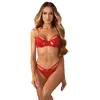 Image de Obsessive   Matildea Ensemble 2 Pièces Ouvert   Rouge