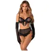 Image de Obsessive - Rossay Ensemble Ouvert 4 Pièces - Noir