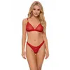 Image de Obsessive - Crimessa Ensemble Lingerie - Rouge