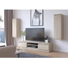 Image de Akord Ensemble Meuble Mural Vitrine Et Meuble Tv Chêne Sonoma 240X40X140