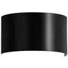 Image de Applique murale FOLD noire 1xG9x8W en métal, dimensions : 14x20x20 cm, IP20, Emibig