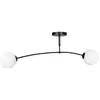 Image de PLAFONNIER Emibig 2xE14 40W PREGOS 2 NOIR 670/2