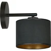 Image de Lampe KINKIET Emibig 1xE27 60W HILDE K1 BL NOIR 1054/K1