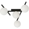 Image de Plafonnier Emibig 4xE14 40 W SMART 4 NOIR/OPALE 1103/4