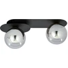 Image de Plafonnier Emibig 2xE14 40 W PLAZA 2 NOIR/GRAPHITE 1119/2