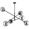 Image de Lustre Emibig 6xE14 40W LINEAR 6 BLACK/GRAPHITE 1167/6