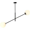 Image de Suspension Emibig 2xE14 40 W LINEAR 2 NOIR/OPALE 1169/2