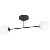 Image de Plafonnier Emibig 2xE14 10 W ROMA 2 abat-jours blancs mats 1232/2