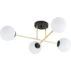 Image de Plafonnier Emibig 4xE14 10 W MAGNUM 4 abat-jours blancs mats 1233/4