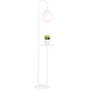 Image de Lampadaire avec table d'appoint Emibig 1xE14 10W BARI blanc 1236/LP2