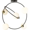 Image de Lustre suspendu STARDOM 5 BL OPAL Emibig 1293/5