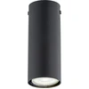 Image de Spot de plafond noir rond de 15 cm, 1xGU10, 8 W, TECNO Emibig