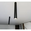 Image de Spot de plafond noir 45 cm circulaire 1xGU10 8W TECNO Emibig