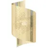 Image de Applique murale moderne dorée en forme de spirale avec grille, 1xG9, 8 W, SPIRAL Emibig