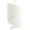 Image de Applique murale moderne blanche en forme de spirale avec grille, 1xG9, 8 W, SPIRAL Emibig
