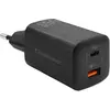 Image de Chargeur Qoltec 50766 pour appareils mobiles : ordinateur portable, console de jeux portable, batterie externe, smartphone, montre connectée. Noir, charge rapide secteur, tablette d'intérieur.