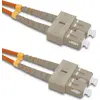Image de Qoltec SC/UPC Glasfaser-Patchkabel - SC/UPC | Multimode | 50/125 | OM2 | Duplex | 5 m