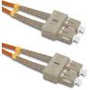 Image de Cordon De Brassage Fibre Optique Qoltec Sc/upc - Sc/upc Multimode 50/125 Om2 Duplex 5 M