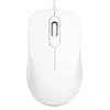 Image de Souris optique MODECOM MC-M10 blanche, filaire, USB, 3 boutons, molette de défilement, compatible avec les ordinateurs portables et les PC