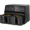 Image de Teesa TSA8089 Friteuse à double chambre 8 l, 2700 W, noir