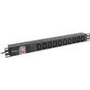 Image de Lanberg PDU Multiprise 19" 1U 10x IEC C13 C14 2m noir